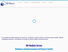 Tablet Screenshot of mhmediate.com